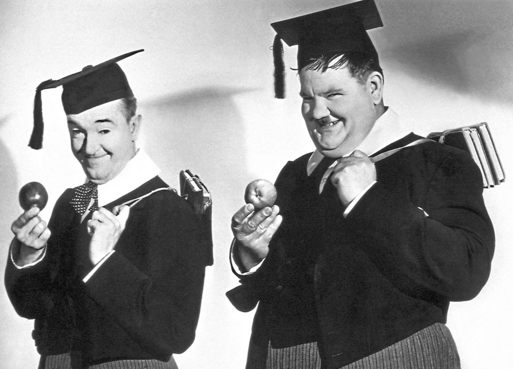 Laurel and Hardy. Credit to The Sunday Post