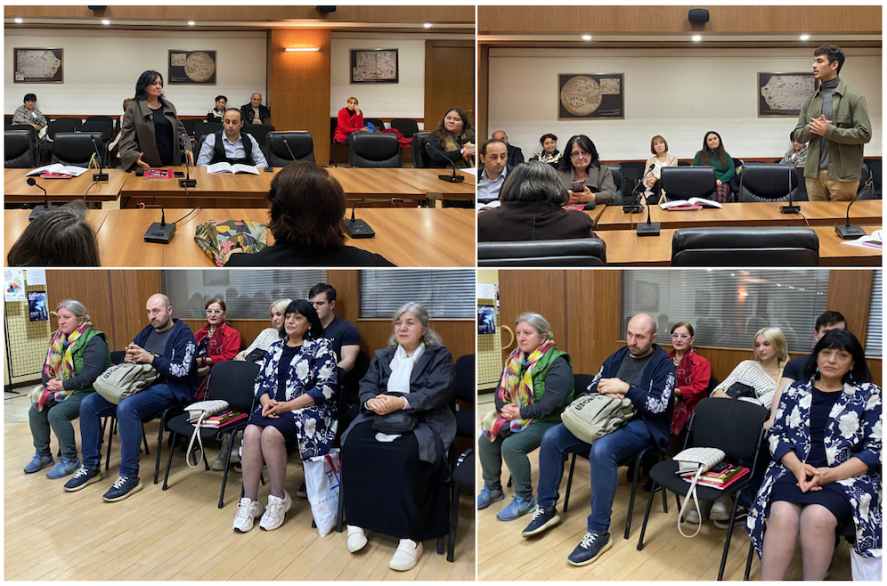 Nana Shalamberidze, Salome Bzarashvili,&nbsp;Oliko Tsiskarishvili,&nbsp;Professor Diana Tkebuchava,&nbsp;Tsitsino Babutsidze. Credit to BRAMS