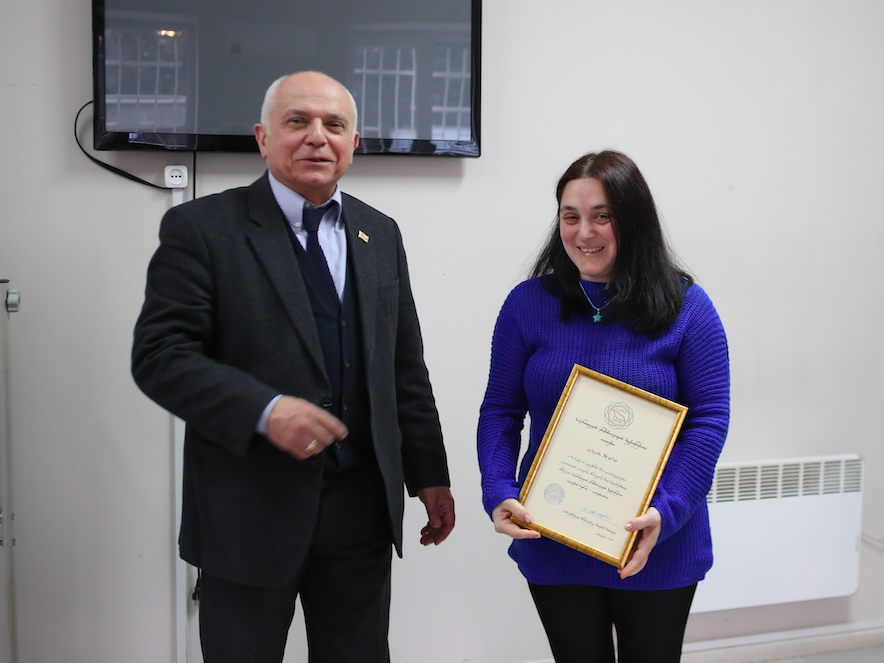 The spring session – Malkhaz Badzagua (left) and Maia Nadareishvili (right). Credit: GACS/Natia Kvirchiladze