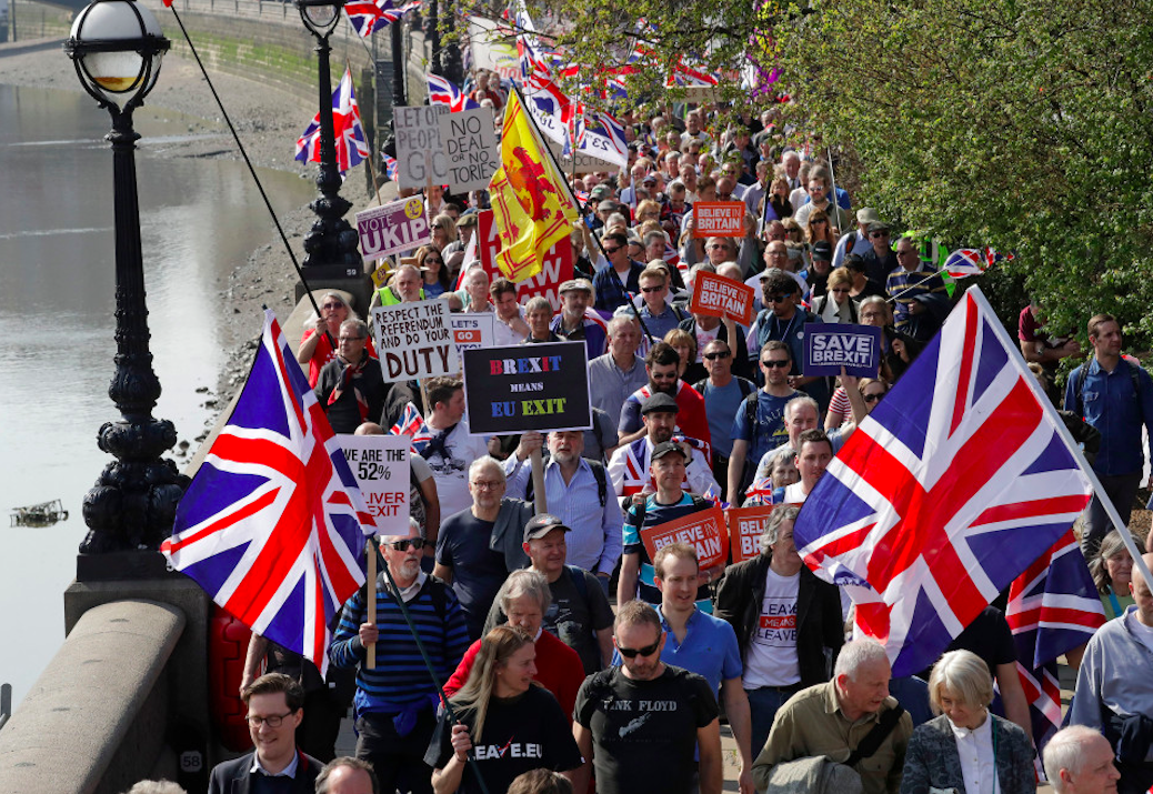 Brexit Day. Credit: The Sun/AP