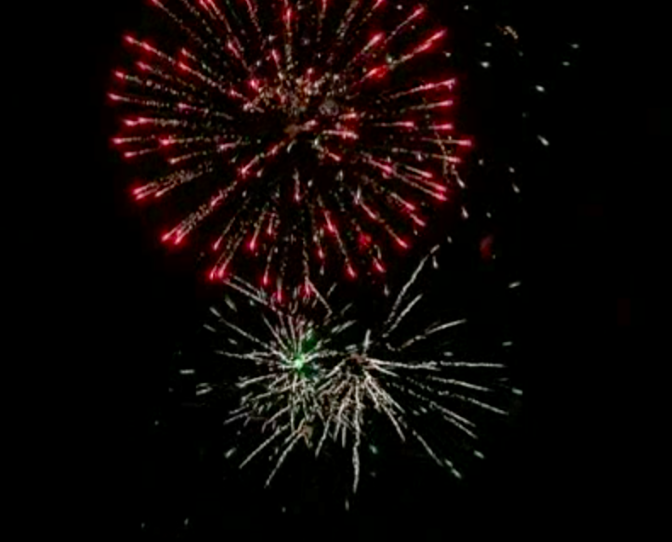 Fireworks over Old Tbilisi to wish many happy returns to Katie! Credit to BRAMS/MN