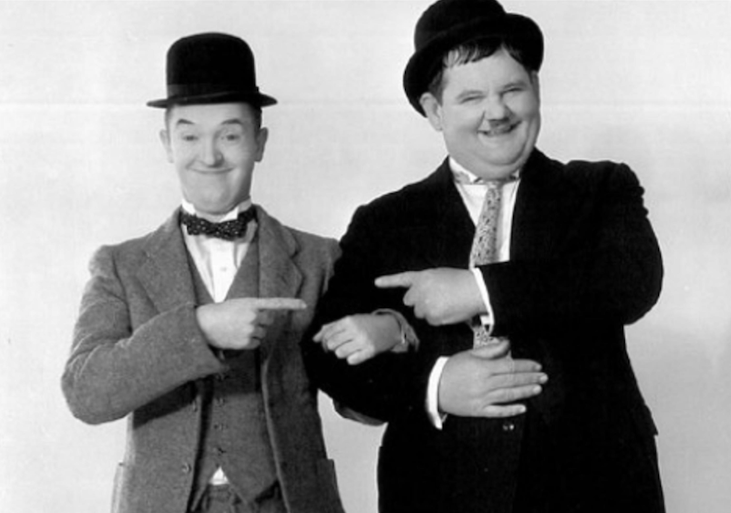 Laurel and Hardy. Credit to The Laurel & Hardy Blogcast