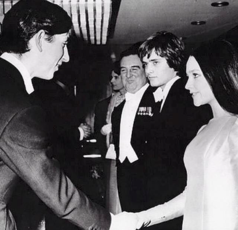 Prince Charles, Leonard Whiting and Olivia Hussey. Credit: Pinterest