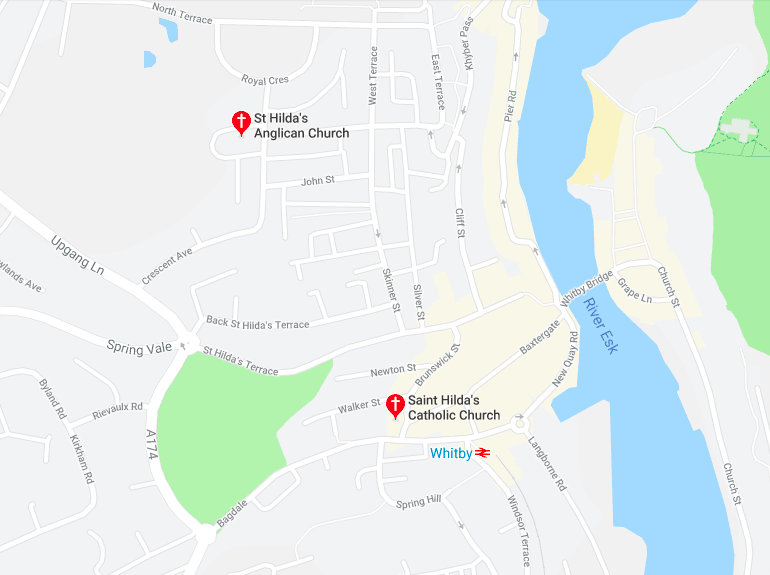 Whitby map. Retrieved from Google Maps