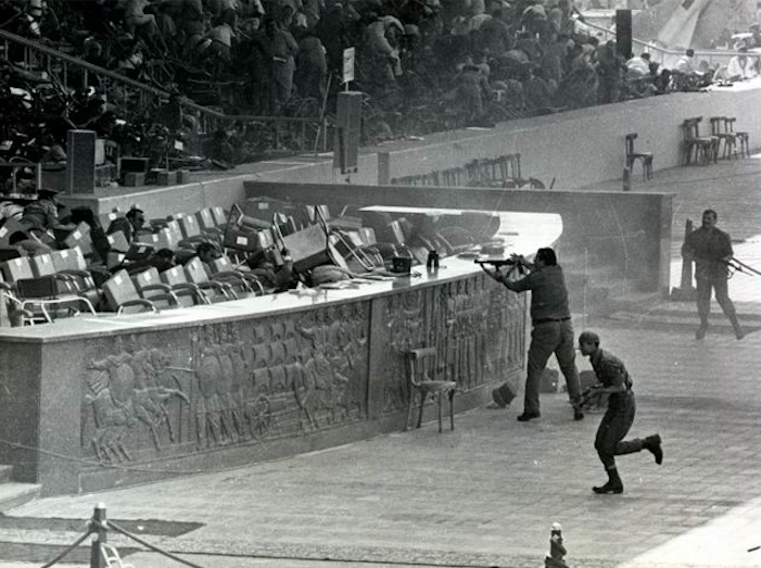 Assassination of President Anwar al-Sadat (1918-1981). Credit_Makaram Gad Alkareem/AFP/Getty Images