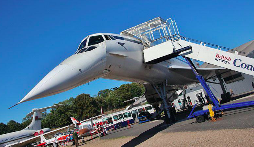 Concorde aviation day nose droop. Credit: Brooklands Museum