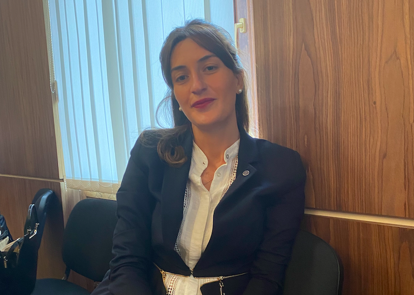 Dr Tamar Chikviladze at the GACS Autumn session 2021. Credit to BRAMS