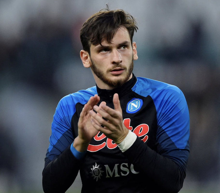 Napoli's Khvicha Kvaratskhelia (2023-04-23). Credit to Reuters/Massimo Pinca