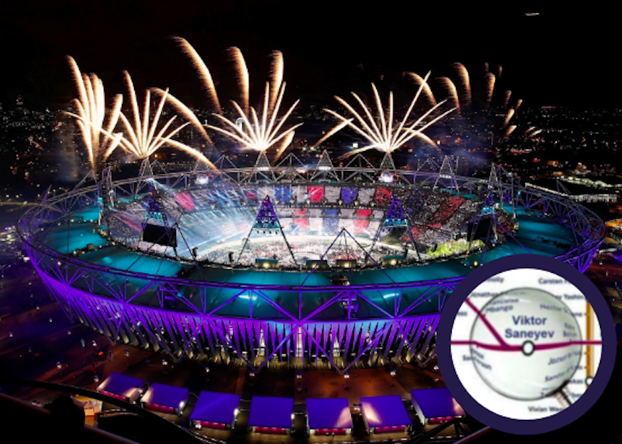 Viktor Saneyev London Olympic Map 2012. Credit to Ucnauri/News in Opympics 2012/BRAMS