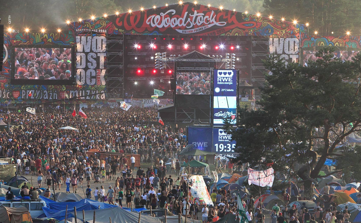 Woodstock's 50th-anniversary celebration. Credit: Brian McCollum/The USA Today