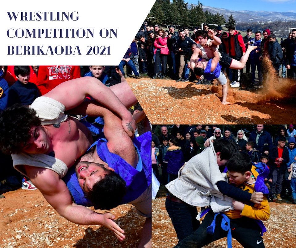 Wrestling competition on Berikaoba Day 2021. Credit to Badri Vadachkoria/BRAMS