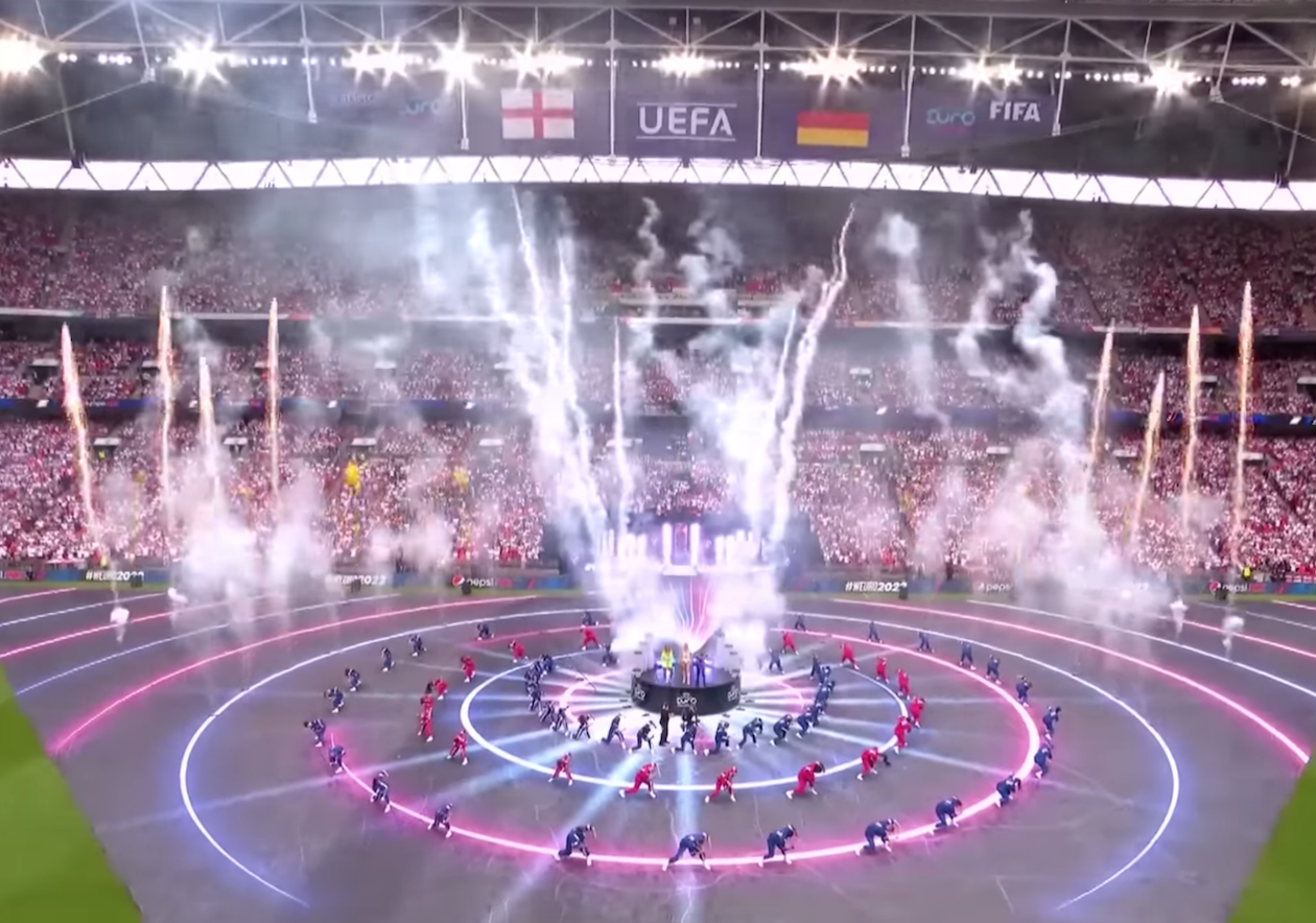 A spectacular opening ceremony from Becky Hill. Credit to Reuters