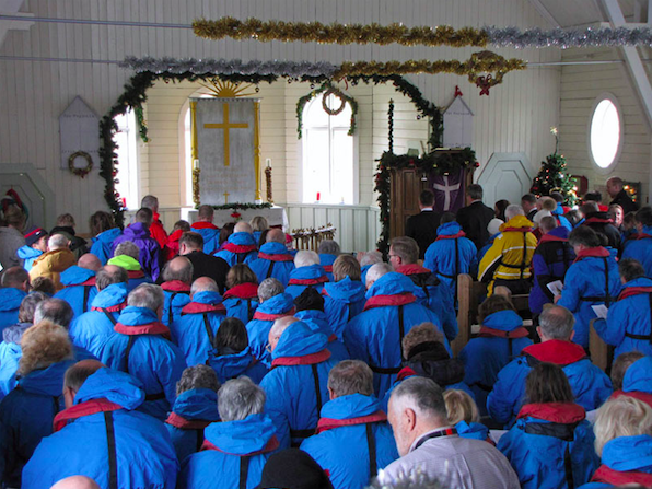 Christmas at Crytviken church