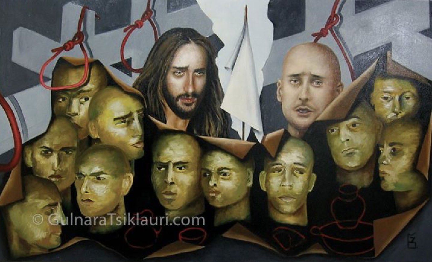 Judas, you are forgiven, by Gulnara Tsiklauri. Retrieved from Facebook