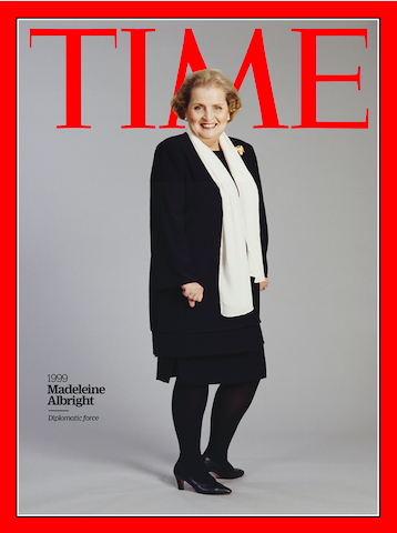 Madeleine Albright, Time magazine cover 1999. Credit to Janette Beckman/Getty Images