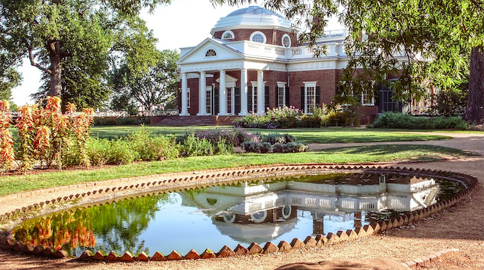 Monticello (1772) of Thomas Jefferson