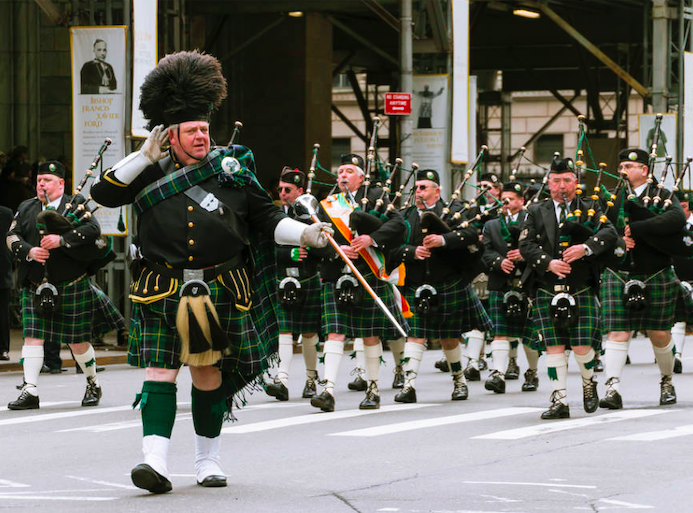 St Patrick's Day parade on the 5th Avenue in New York. Credit: Gary Burke
