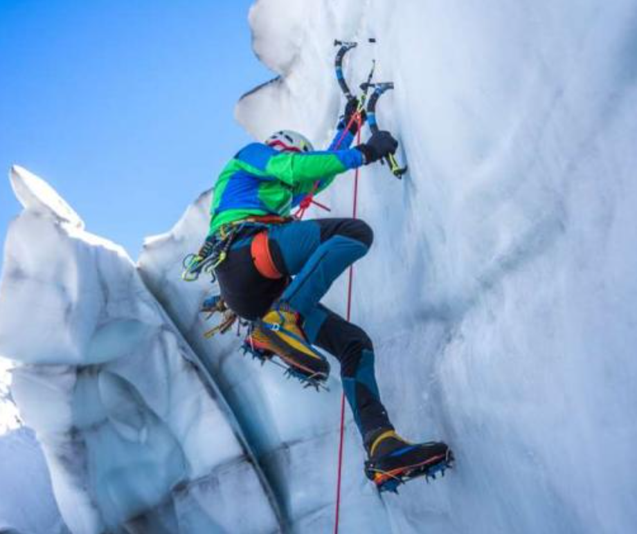 The climb moment. Credit to Archil Badriashvili/The Resonance Daily