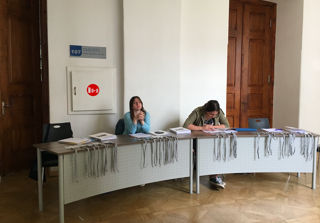 The volunteers at American Studies Conference 2019. Credit: BRAMS/Maia Nadareishvili