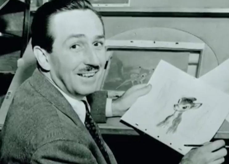 Walt Disney drawing Bambi. Credit to Wake up news EU