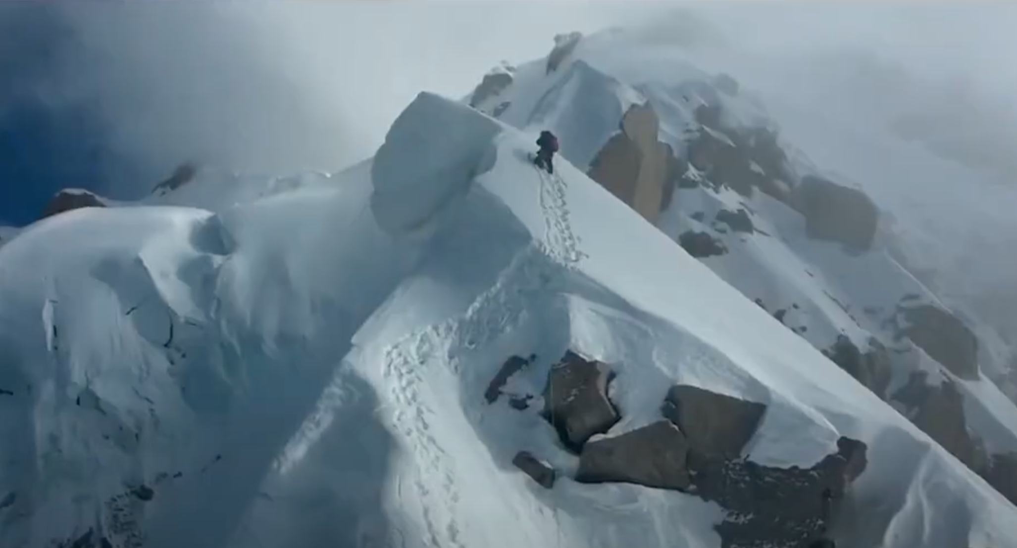 The climb moment. Credit to Archil Badriashvil
