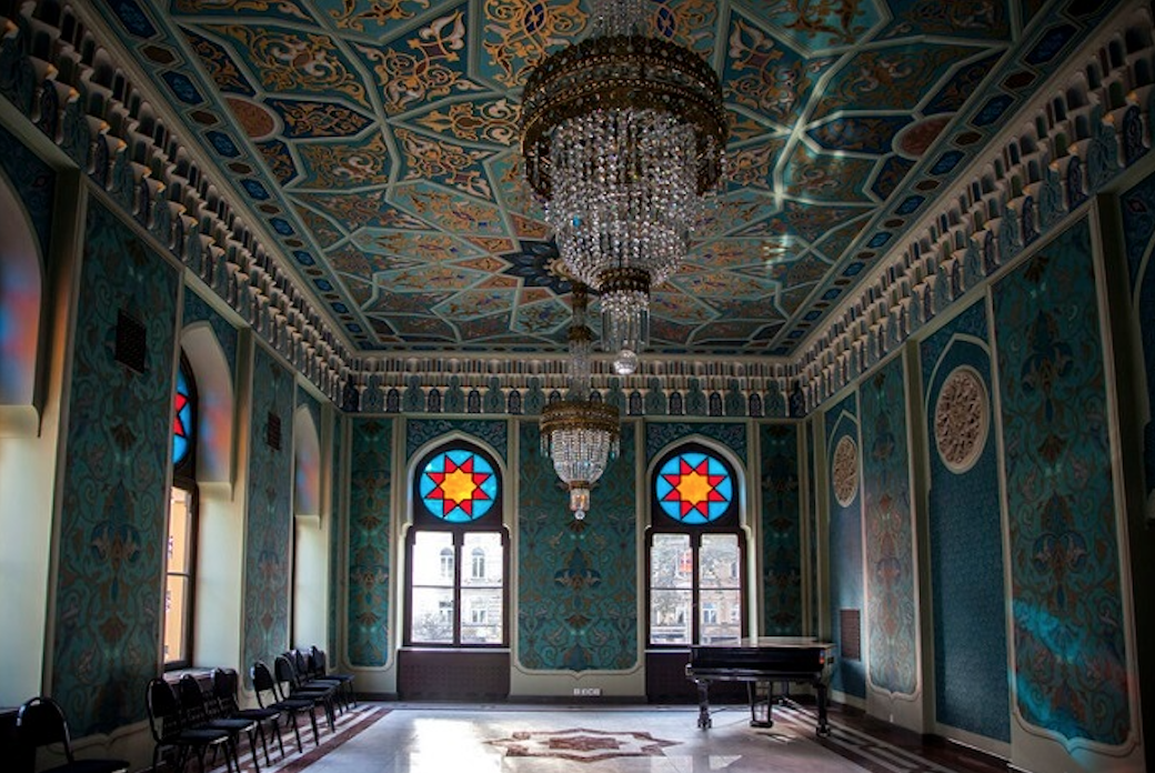The Mirrored Blue Hall in Tbilisi Opera House. Credit to Fortis