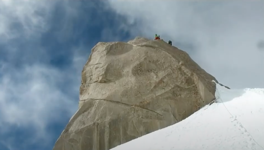 The climb moment. Credit to Archil Badriashvil