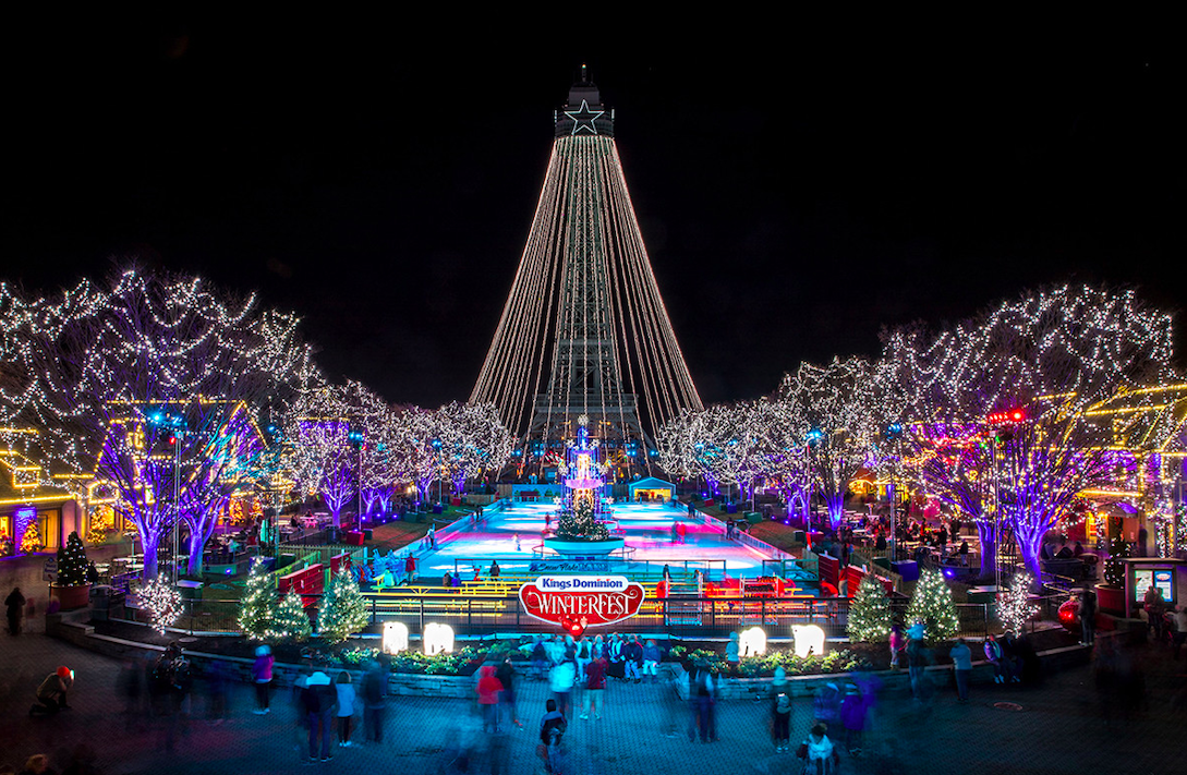 WinterFest at Kings Dominion (2019). Credit: Carissa DiMargo/NBC Washington