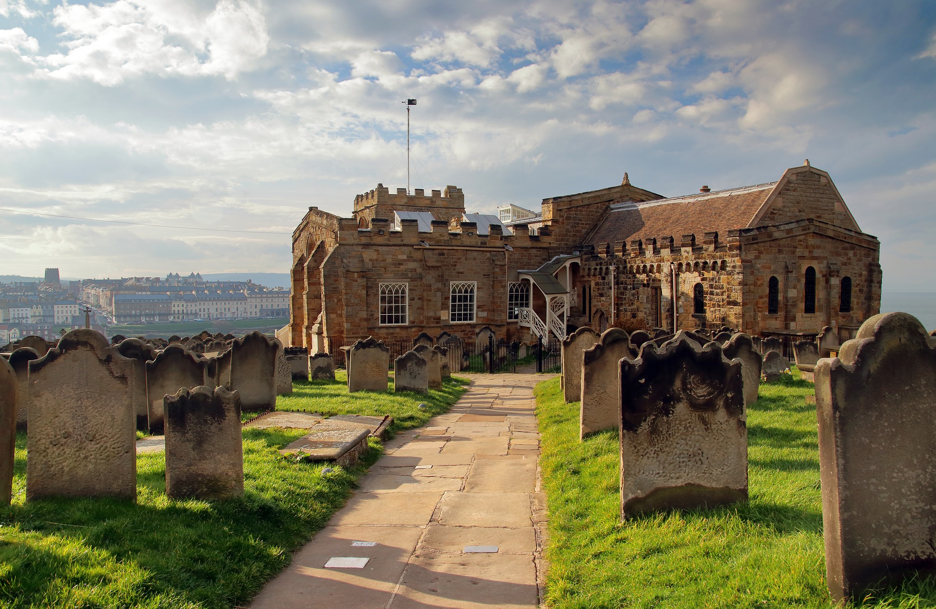 Bram Stoker used St Mary's Church graveyard as the setting for a scene in his novel "Dracula". Credit: Pete Emphyrio