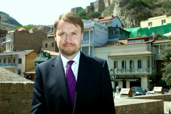 Justin McKenzie Smith, the British ambassador to Georgia (2 Sep 2016). Credit: The British Embassy in Tbilisi/Agenda