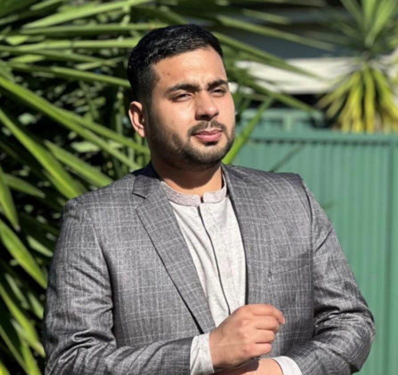 Security guard Muhammad Taha. Credit to ABC News Australia