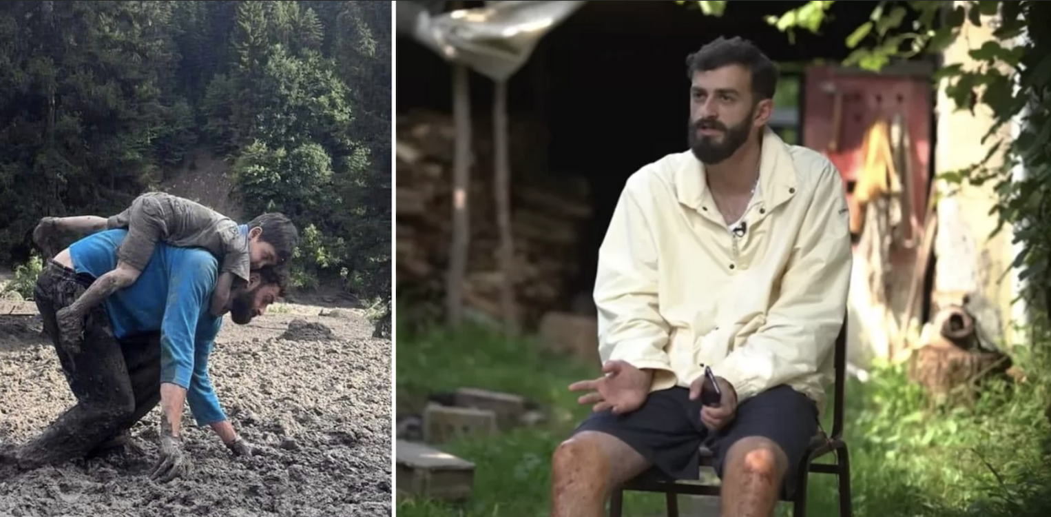 David Jeladze recalls how he and his nine family members survived the Shovi landslide. Credit to Ambebi GE/Radio Freedom Georgia/BRAMS