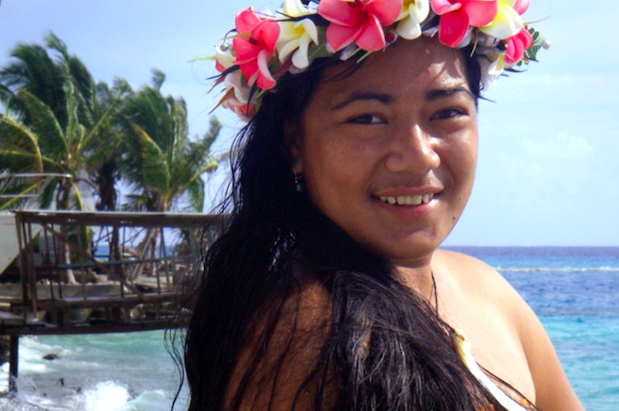 A Tokelauan girl