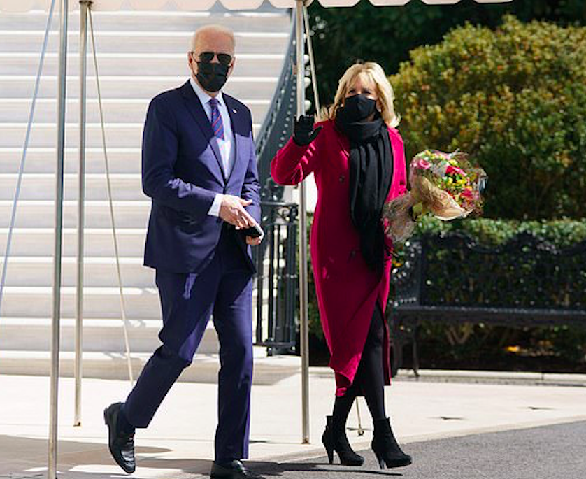 US President Joe Biden and First Lady Jill honour Prince Philip. Credit to AFP via Getty Images