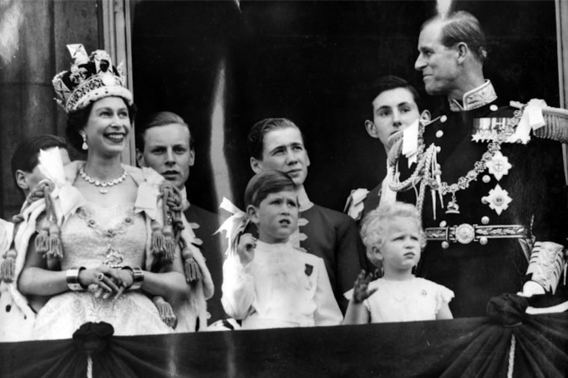 Both Elizabeth and Philip are all smiles during her coronation in 1953. Credit: Reader's Digest/Rex/Shutterstock