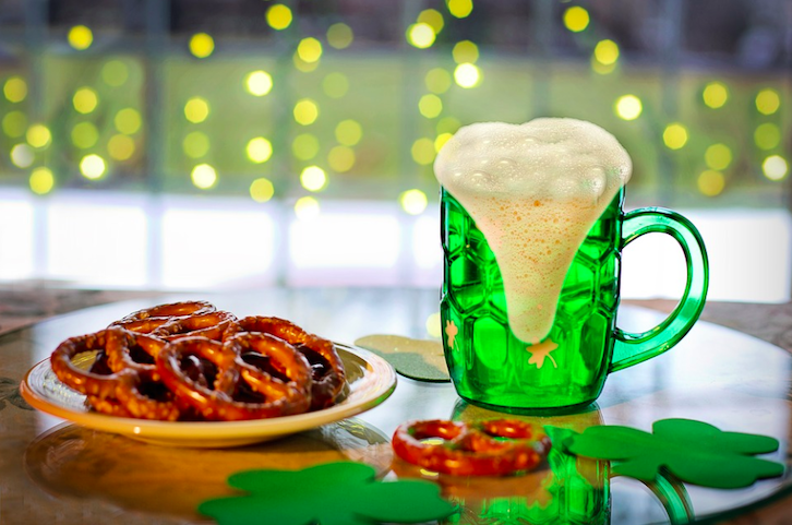 Green beer at St Patrick's Day. Credit: Jill Wellington