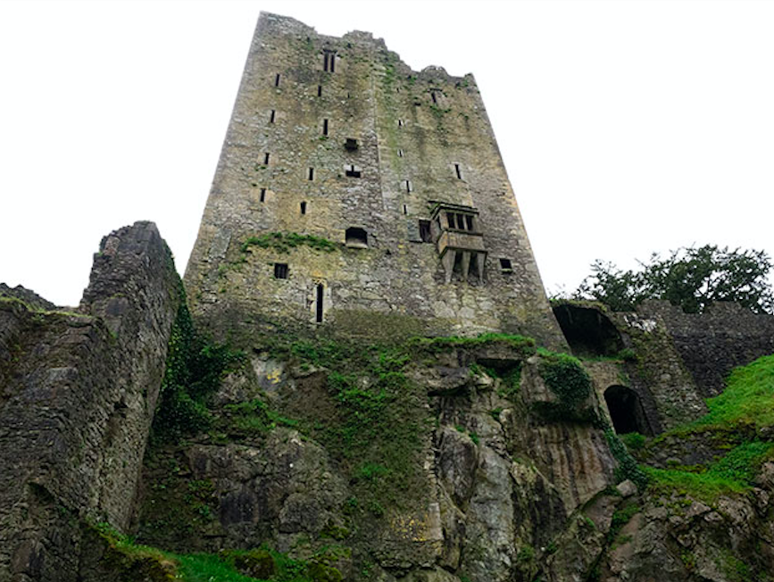 Blarney Castle is built upon a rock. Credit: Barbara Weibel