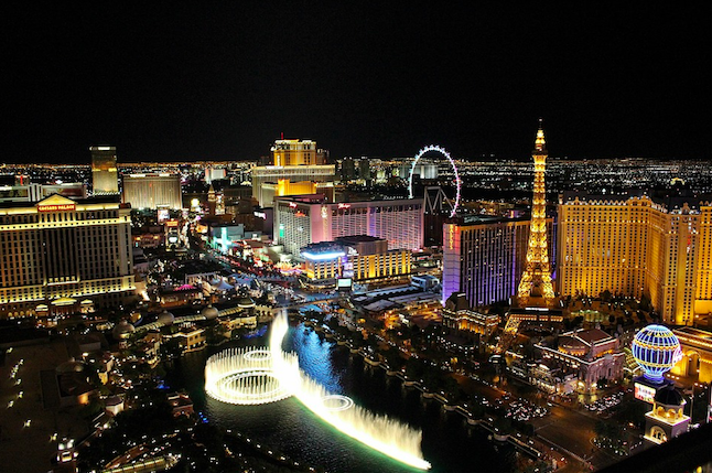 Night panorama of Las Vegas