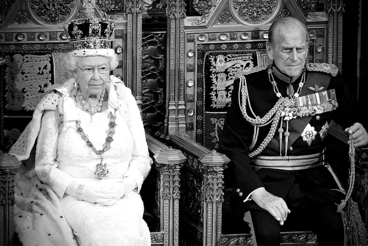 Queen Elizabeth II and Prince Philip. Credit: Vanity Fair