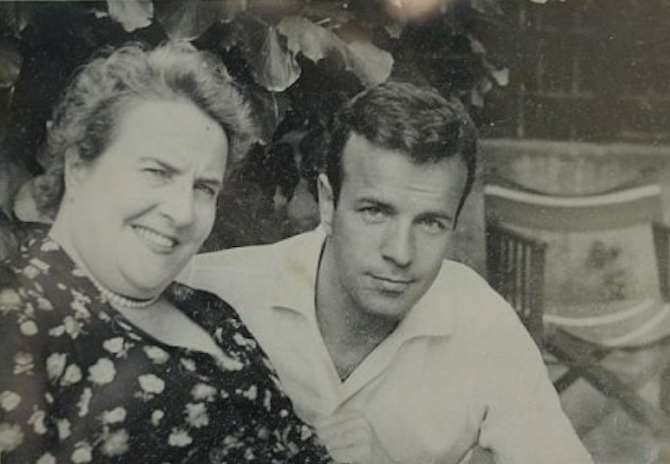 Franco Zeffirelli (left) with his beloved aunt Lide (right). Credit: Daniela Cavini