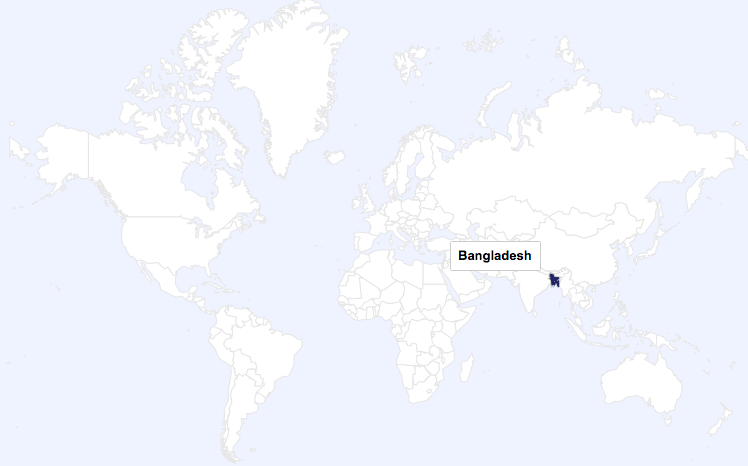 Bangladesh World Map