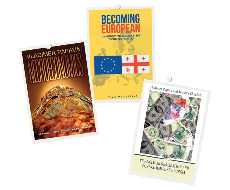 Books by Vladimer Papava 01. Credit to BRAMS