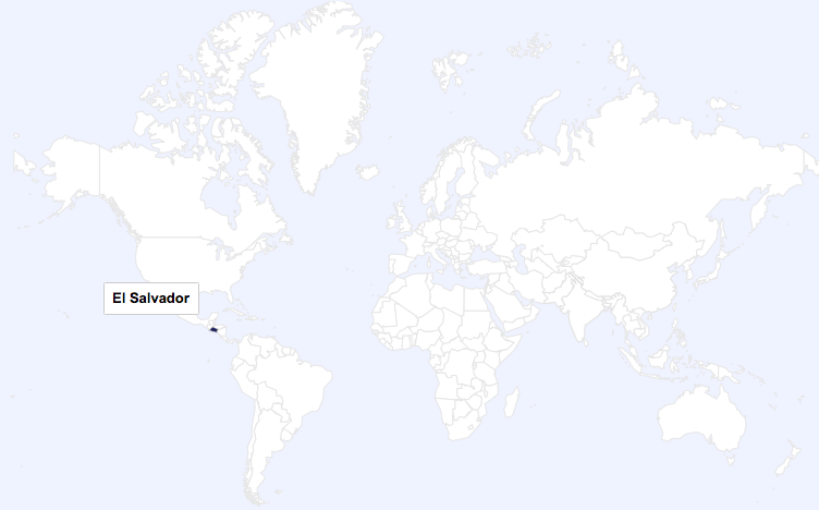 El Salvador world map