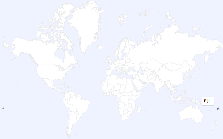 Fiji world map