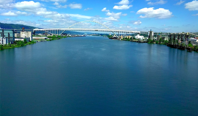 Fremont Bridge in Portland, OR