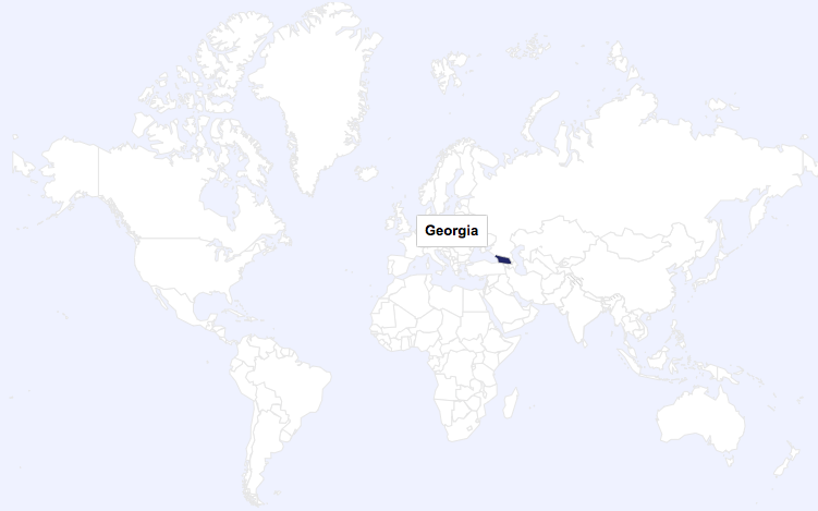 Georgia World Map