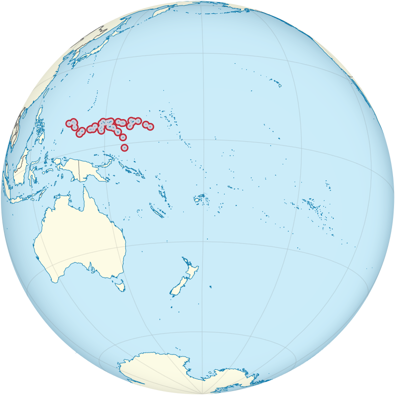 Micronesia on the Globe