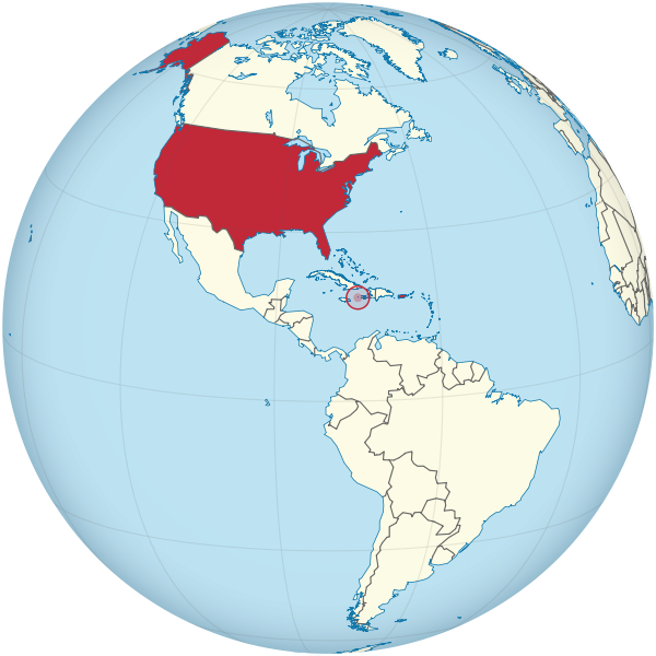 Navassa Island on the Globe