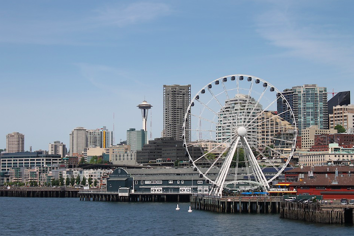 Space Needle & Ferris Wheel, Seattle