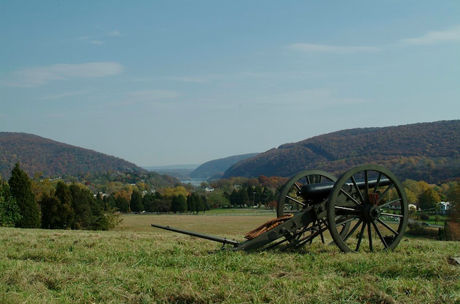 The battlefield of Harpers Ferry (1862)